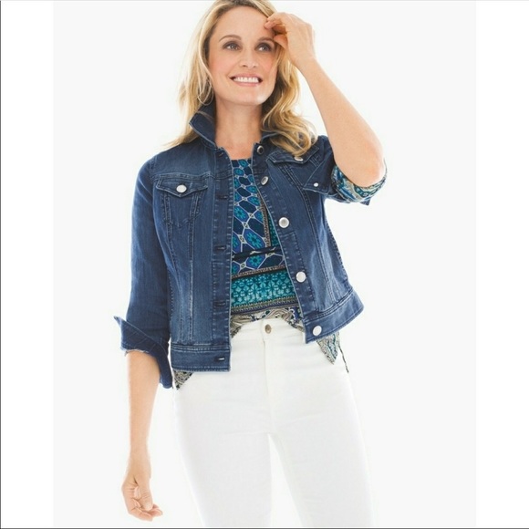 Chico's Jackets & Blazers - Chico’s Basic Denim Jacket